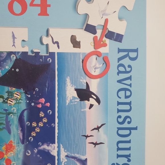 Ravensburger puzzles 84 piece look and find puzzle for age 5+ used twice - Picture 3 of 3